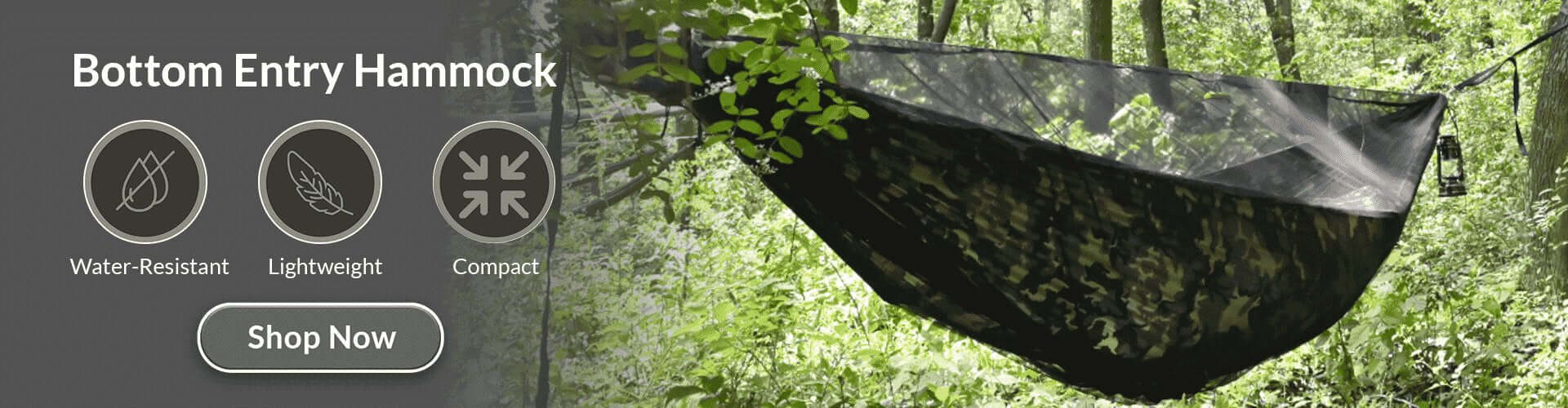 Bottom Entry hammock | Onewind Outdoors