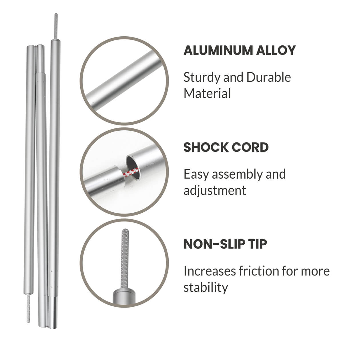 lightweight tarp poles | Onewind Outdoors