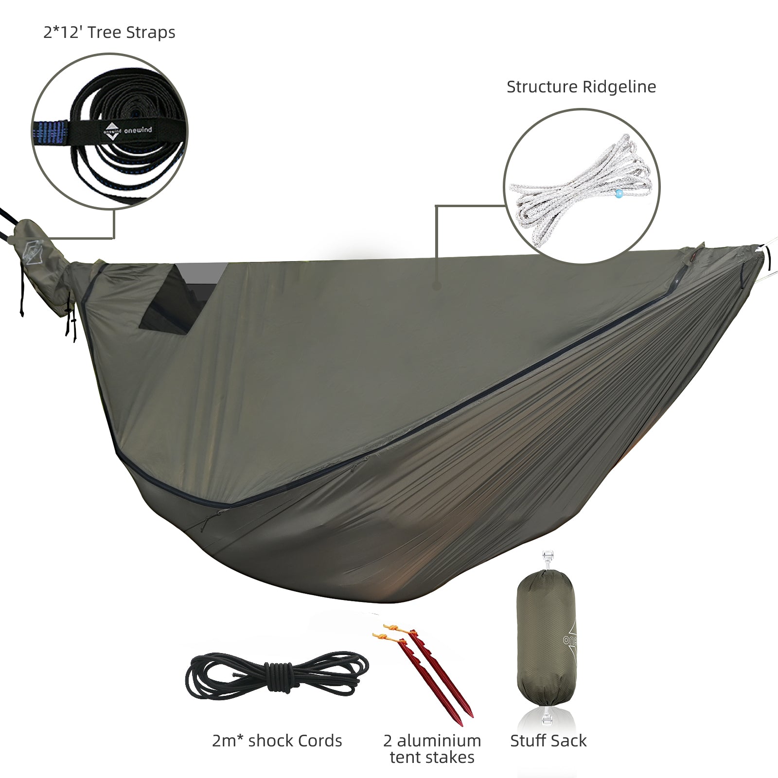 Hammock with Windsock|Onewind