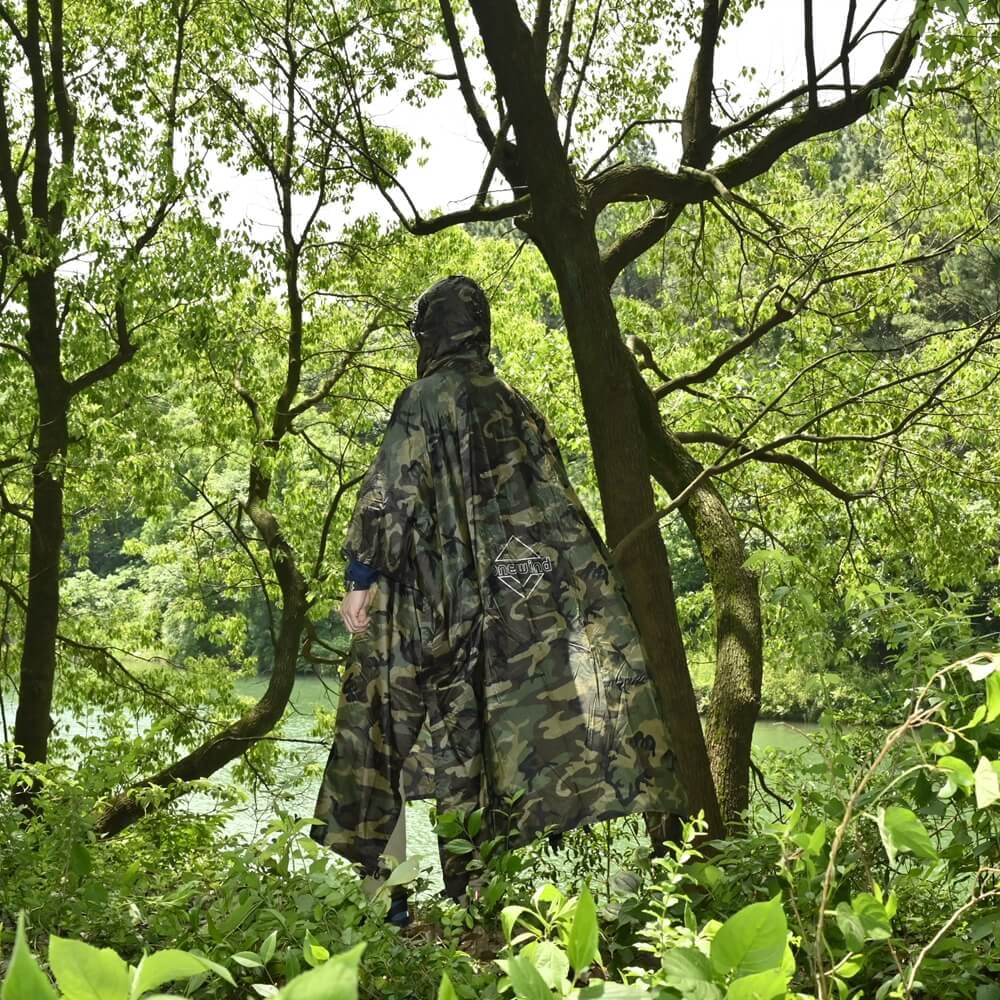 Camo Rain Poncho | Onewind Outdoors