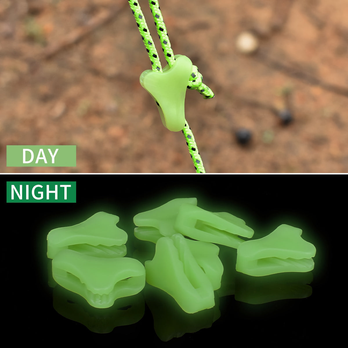 Fluorescent Guyline Adjuster for Tent | Onewind