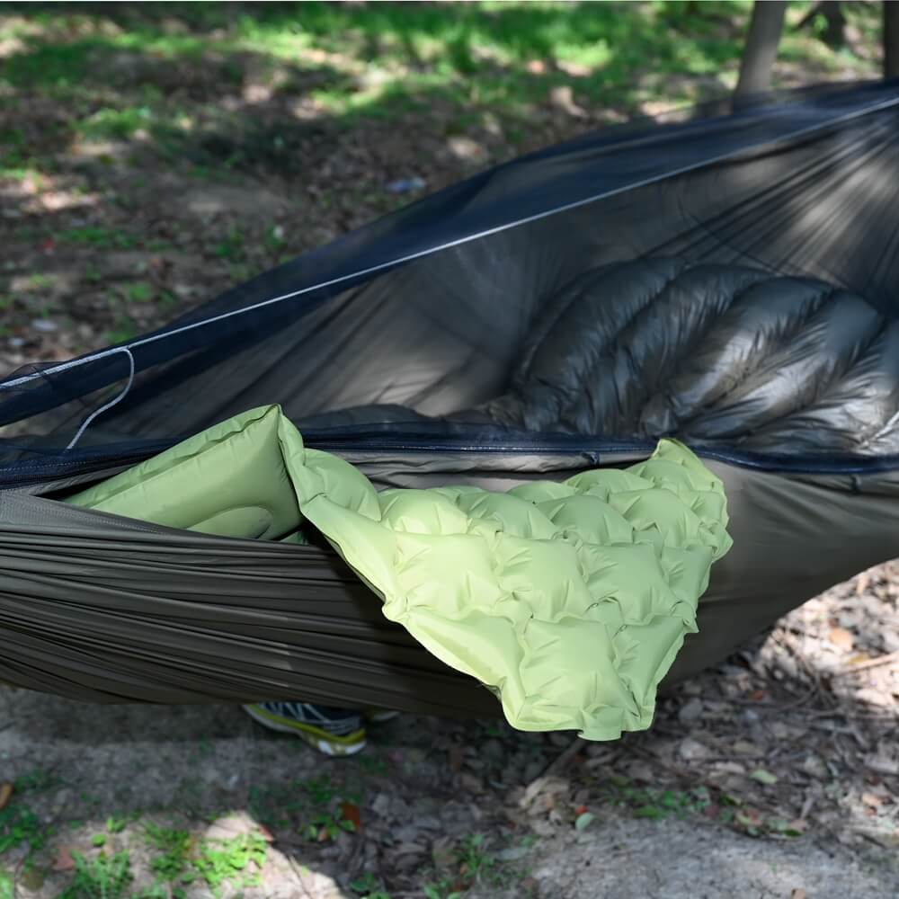 hammock with sleeping pad