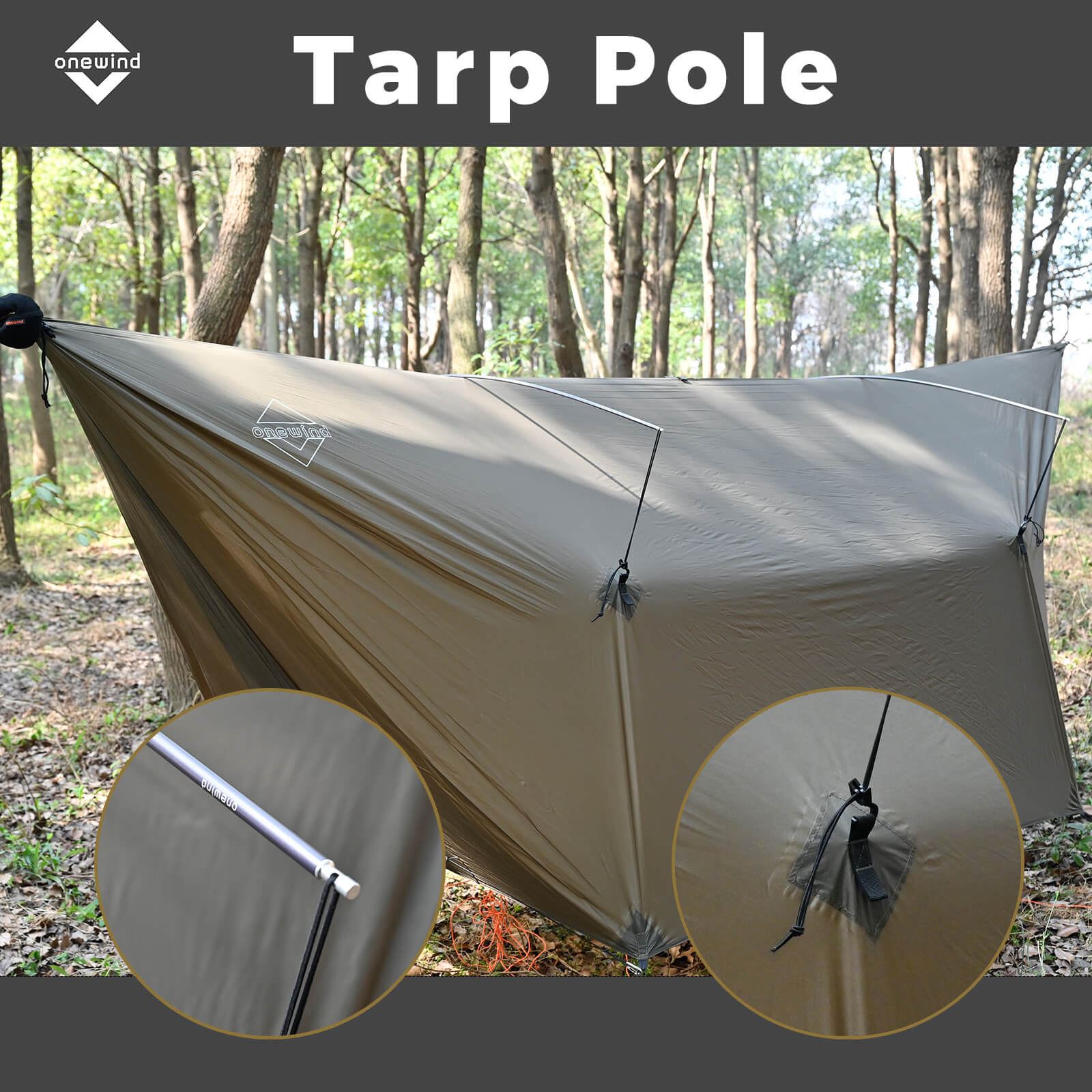 Hammock Tarp Pole Mods