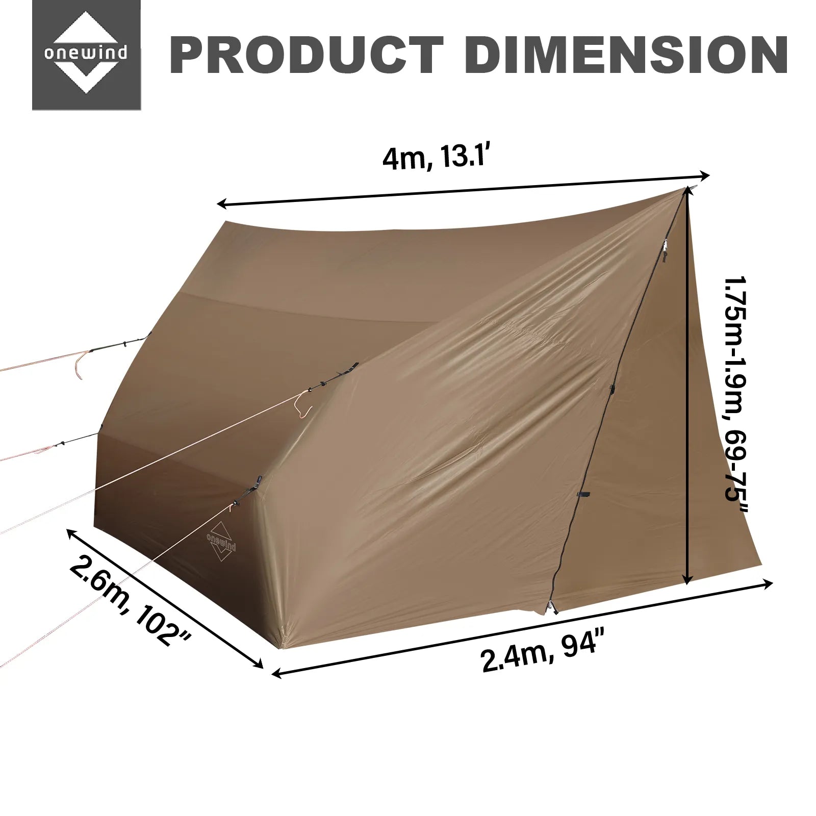 Ultraleichtes Tarp-Zelt von Blackthorn