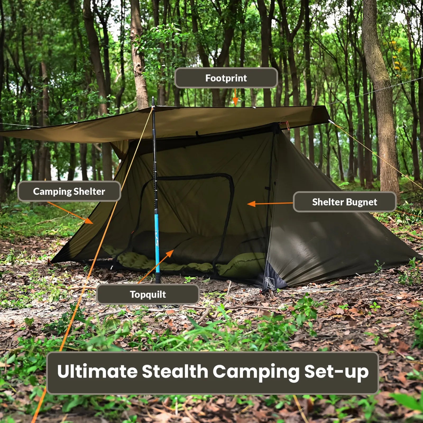 Dyad Shelter Mosquito BugNet (No Floor)