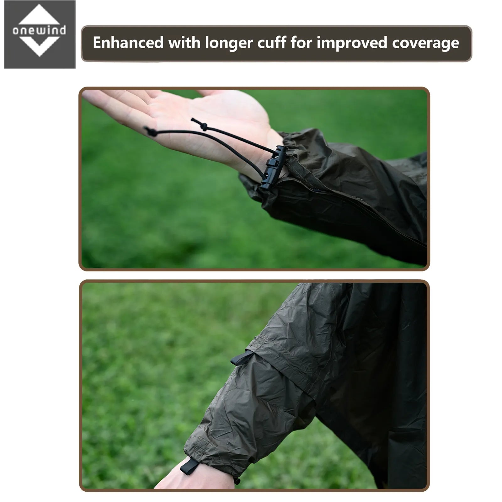 Extended-Length Ultralight Rain Poncho