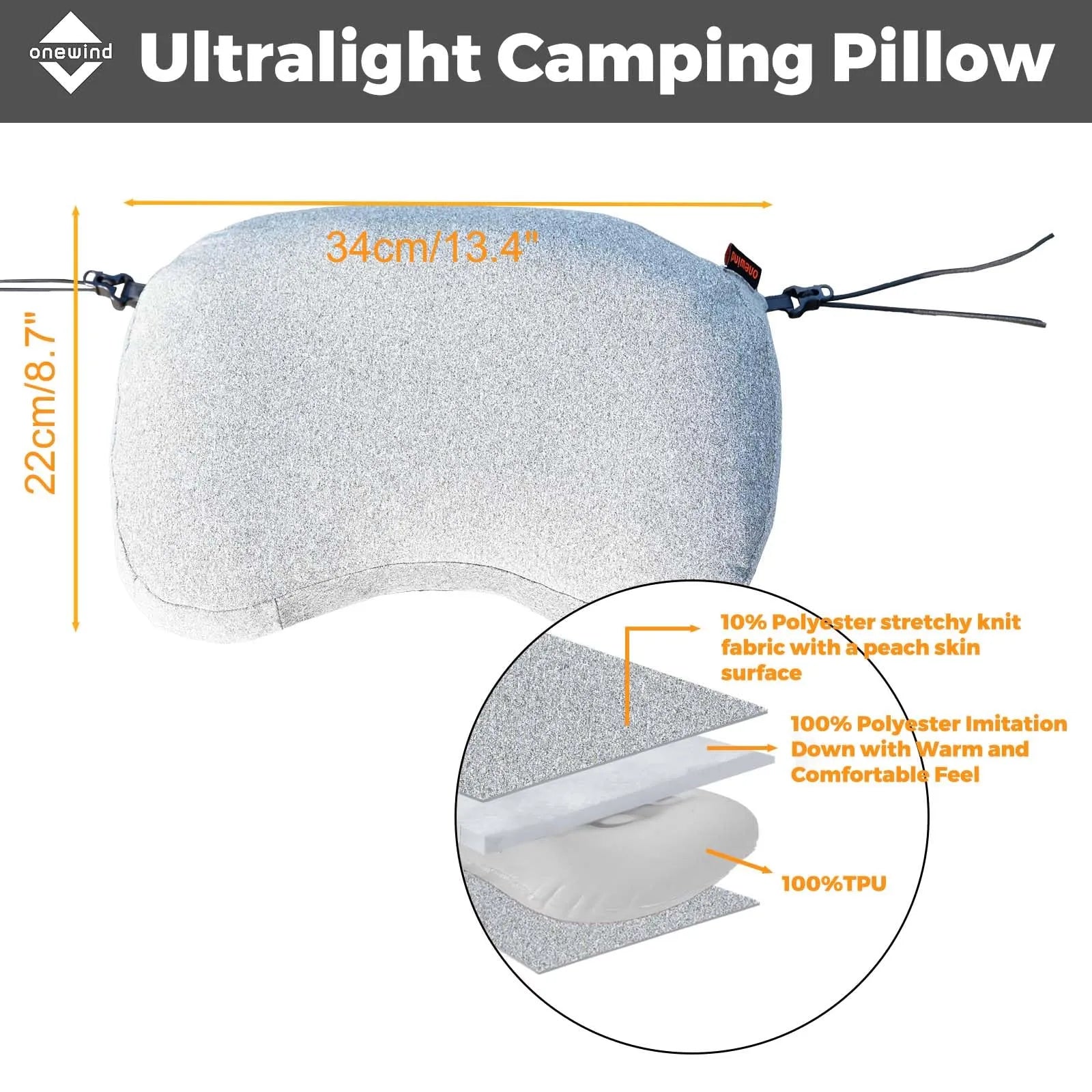 Camping Pillow: VersaComfort Dual-Fill