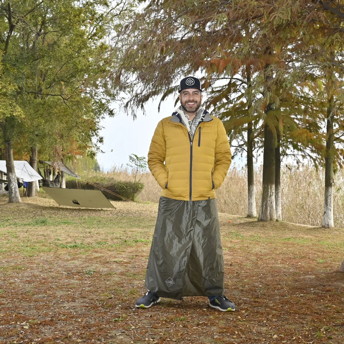 Leichter Nylon-Regenrock für Campingausrüstung