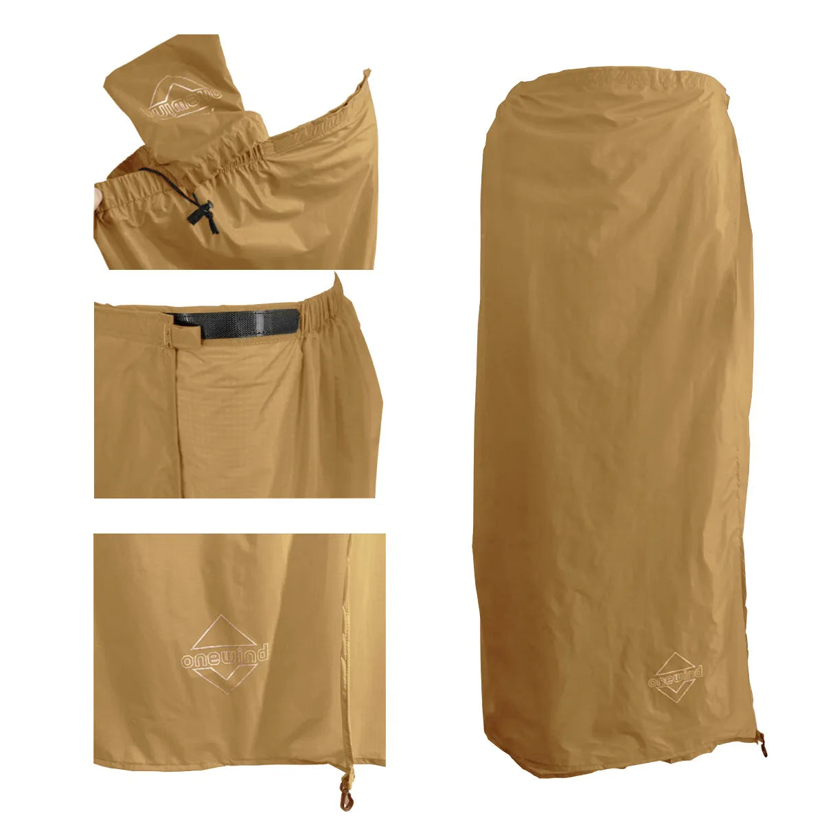 Lightweight Nylon Rain Skirt Camping Gear