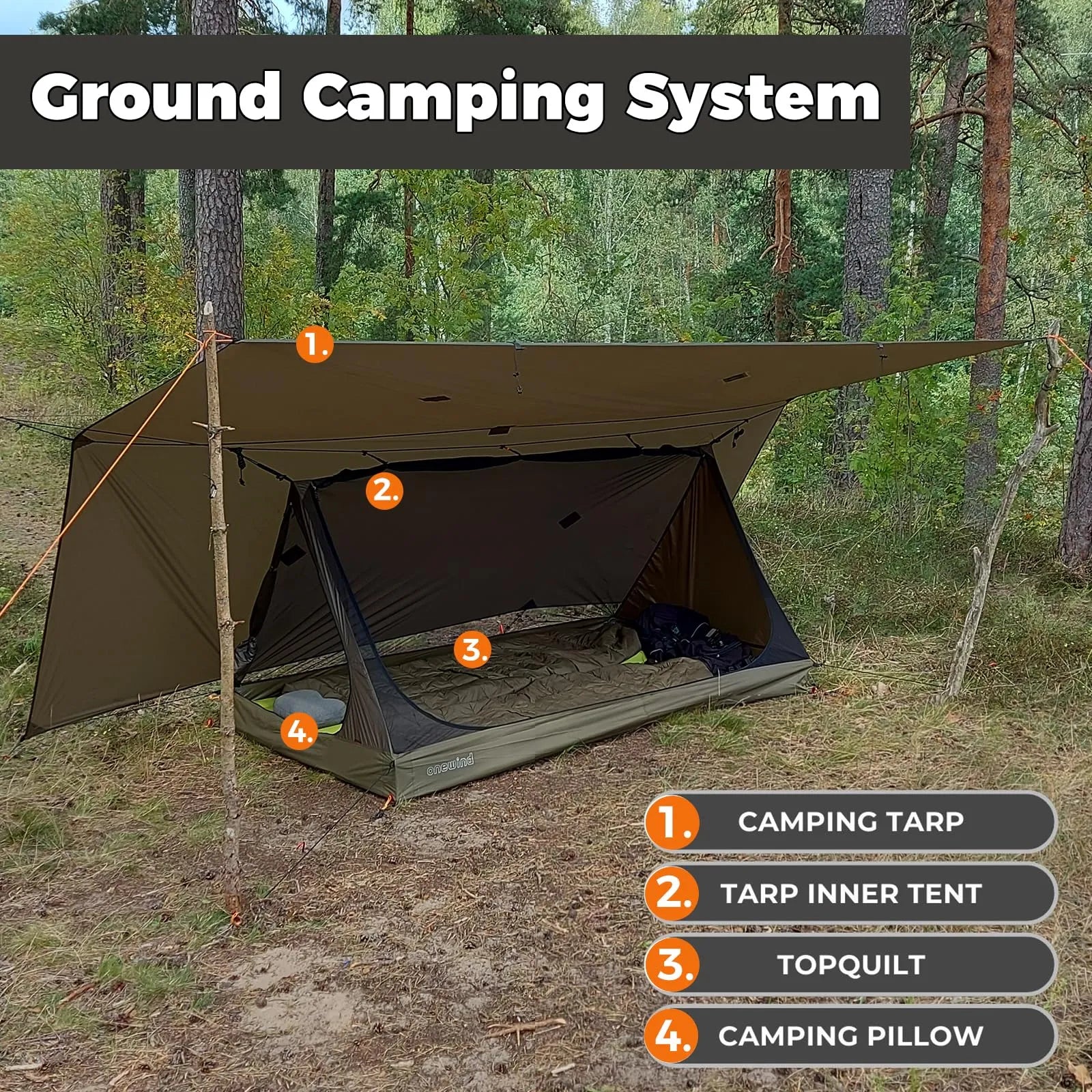 Tandem Ridge Shelter Tarp Inner Tent