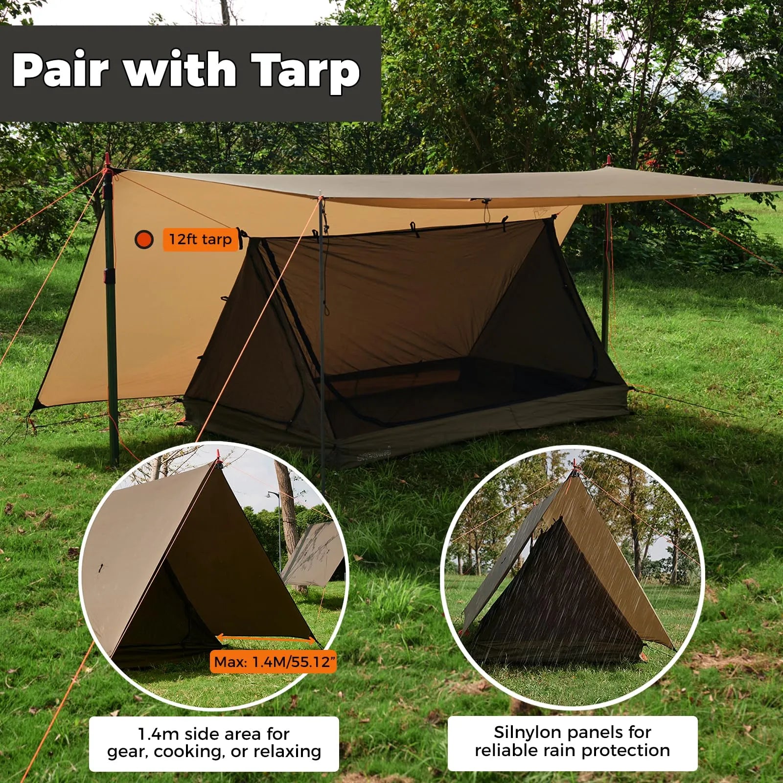 Tandem Ridge Shelter Tarp Inner Tent