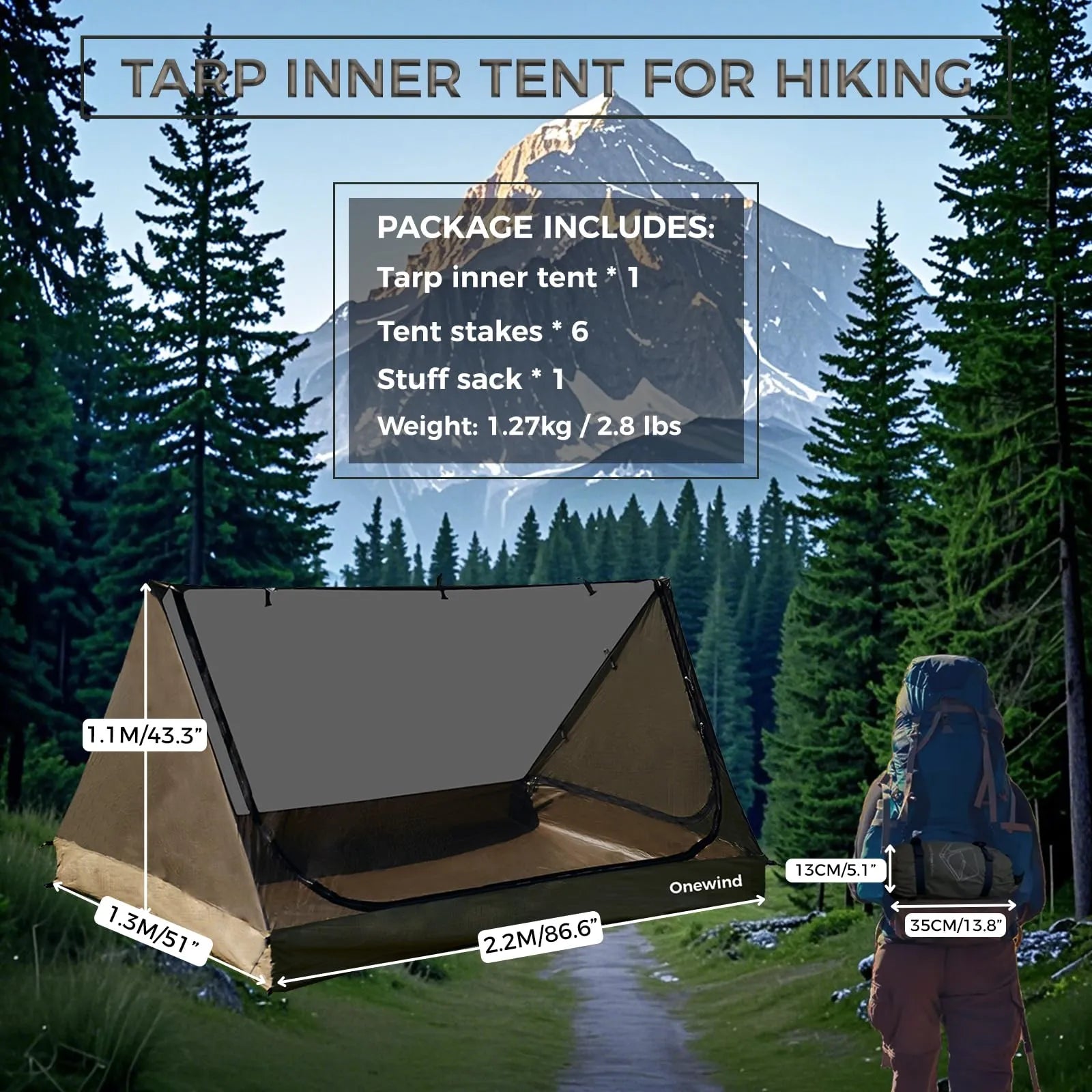 Tandem Ridge Shelter Tarp Inner Tent