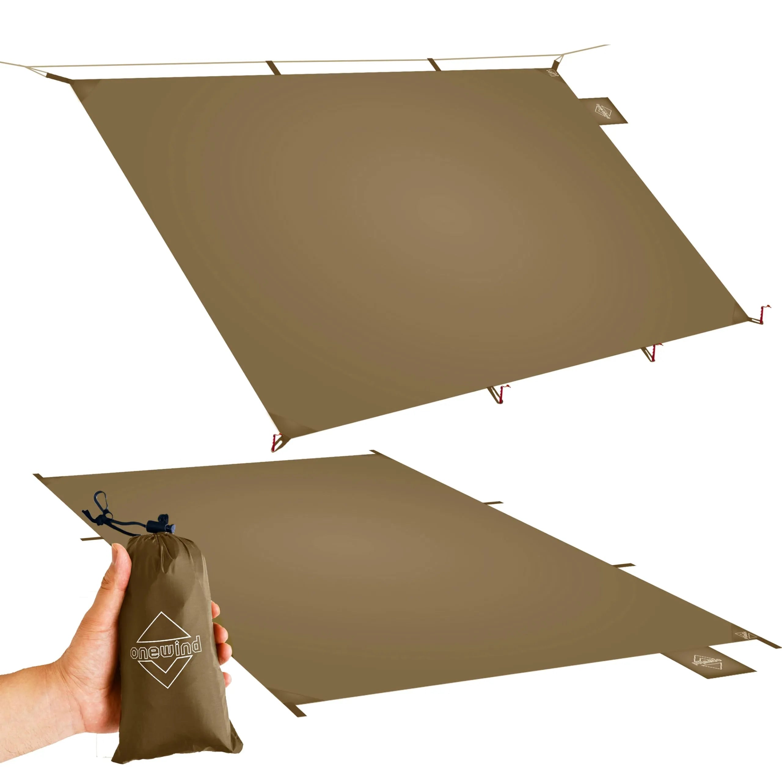 Ultralight Silnylon Shelter Footprint Ground Mat