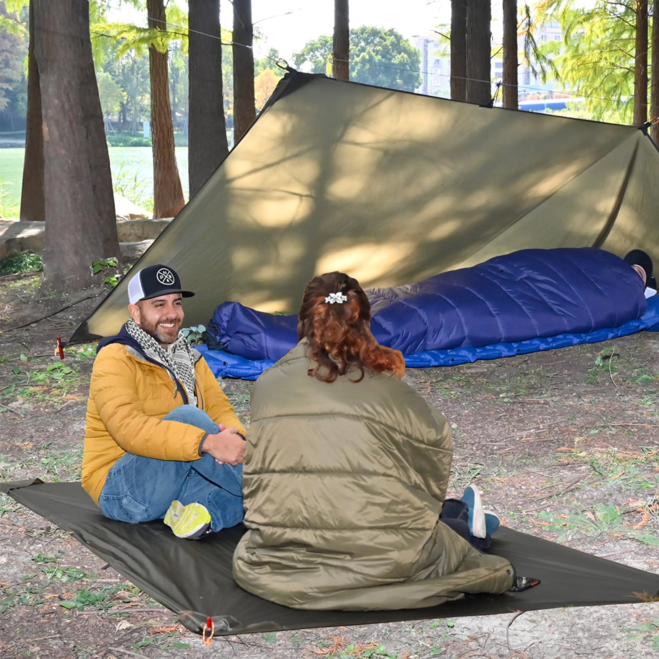 Ultralight Silnylon Shelter Footprint Ground Mat