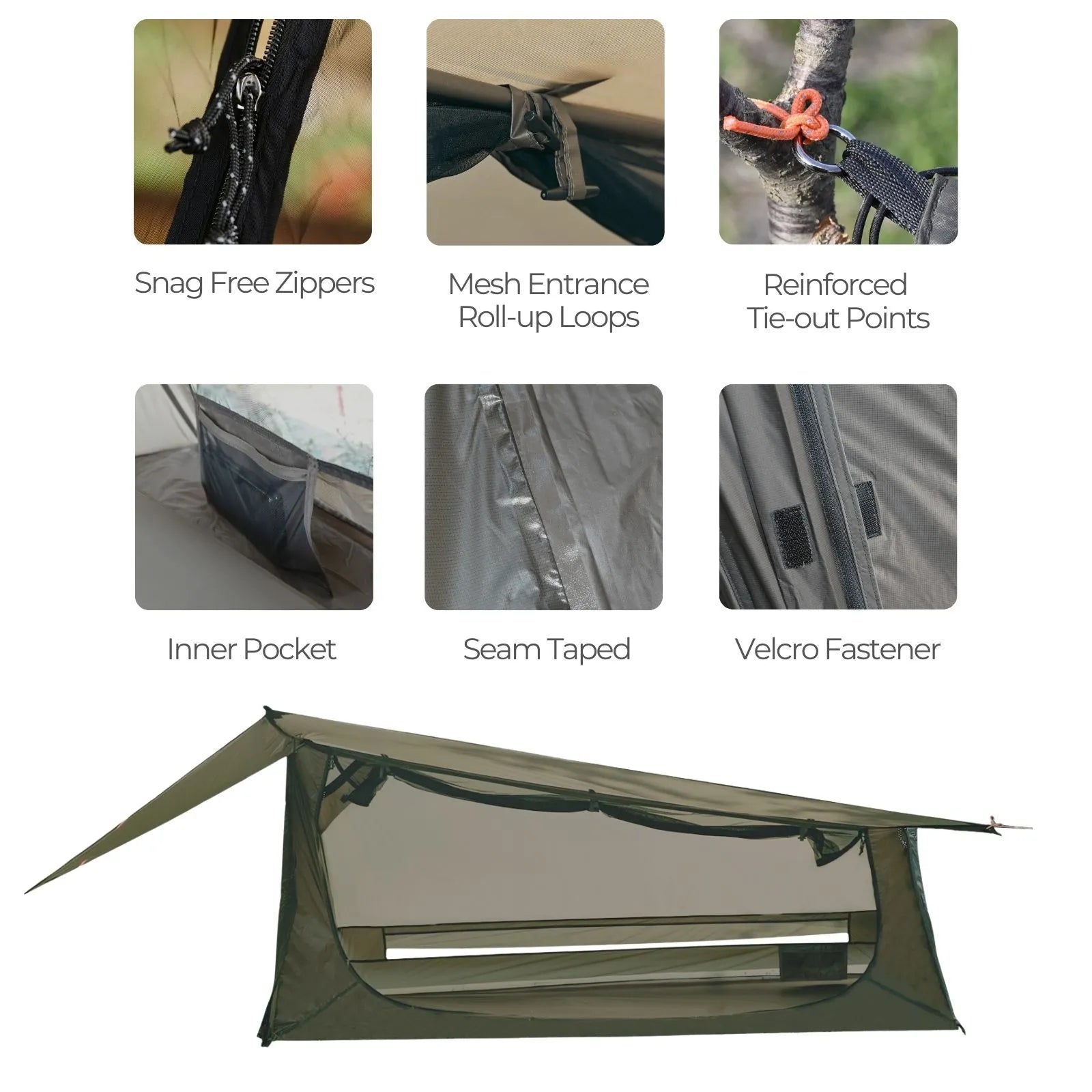 Ultralight SoloVent Bivy Tent