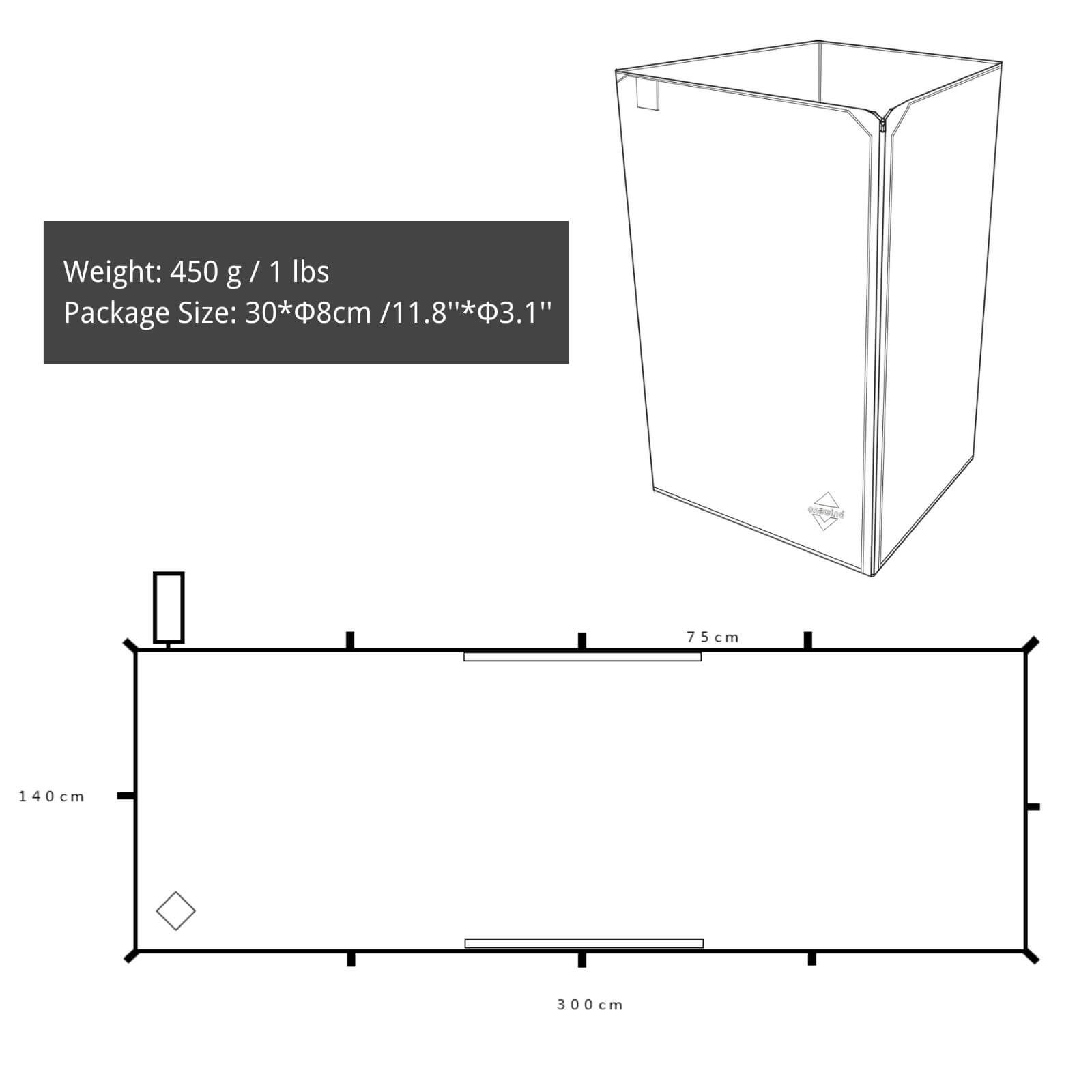 Portable Privacy Shower Tent for Camping & Hiking