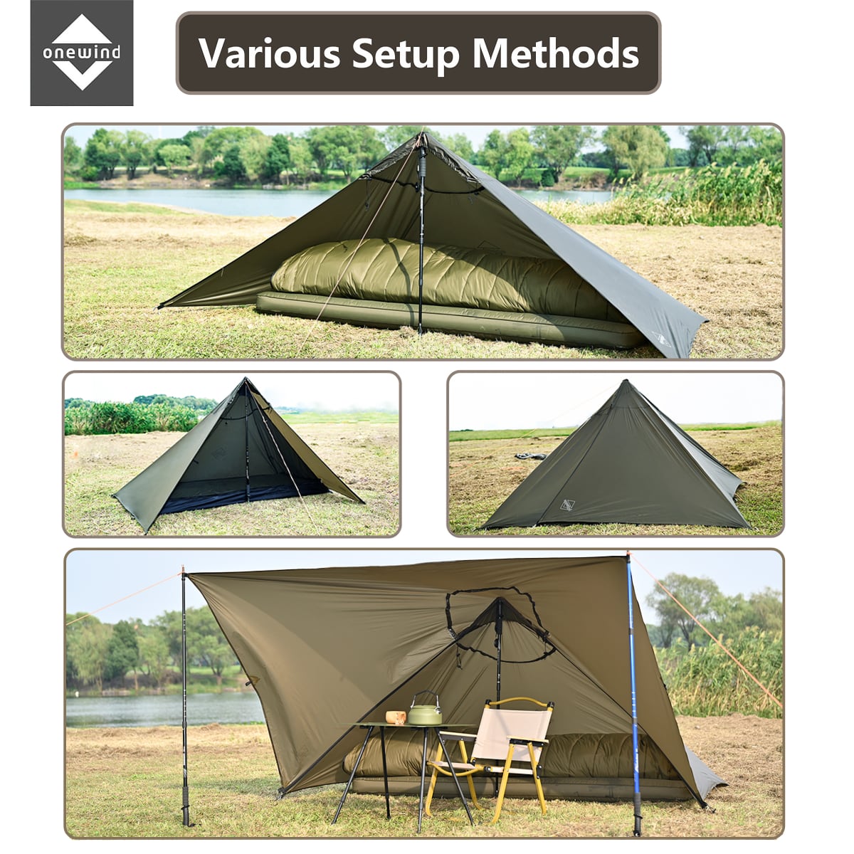 Solitary Ultralight Cape Shelter Versatile Outdoor Shelter