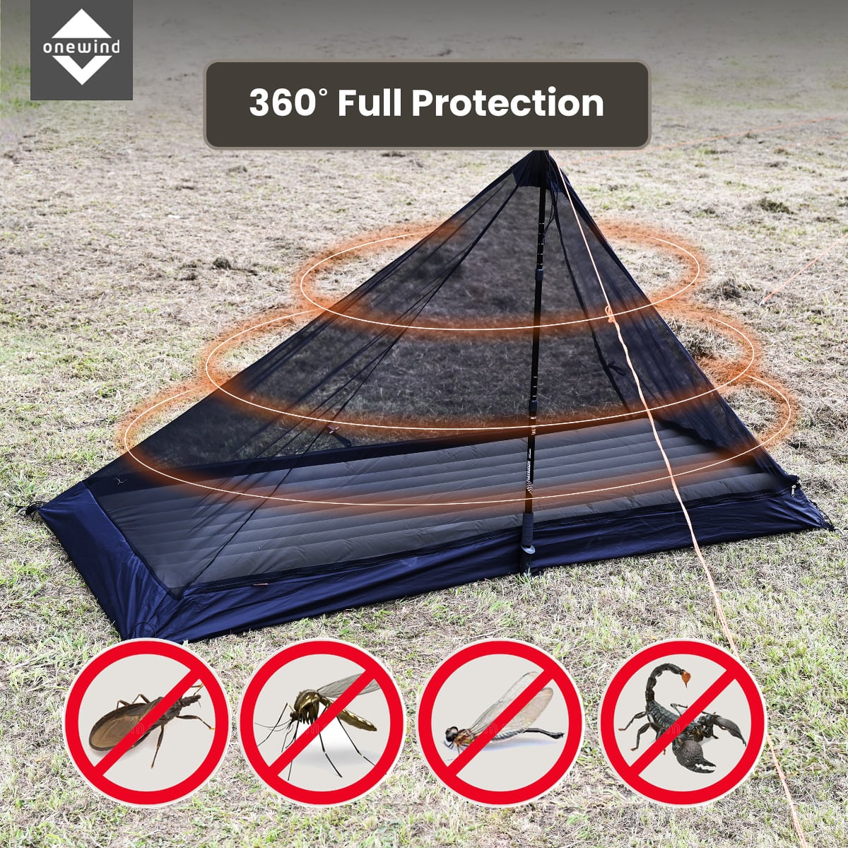 lightweight tent mosquito net