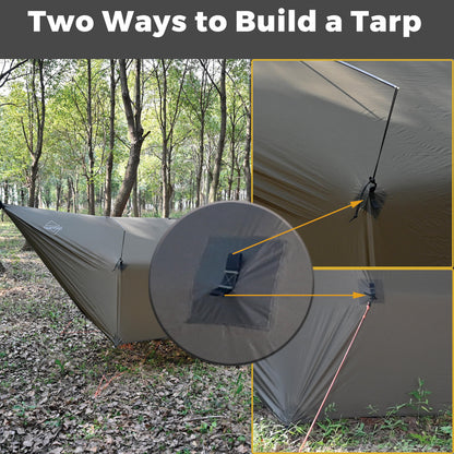 camping tarp set up |Onewind Outdoors