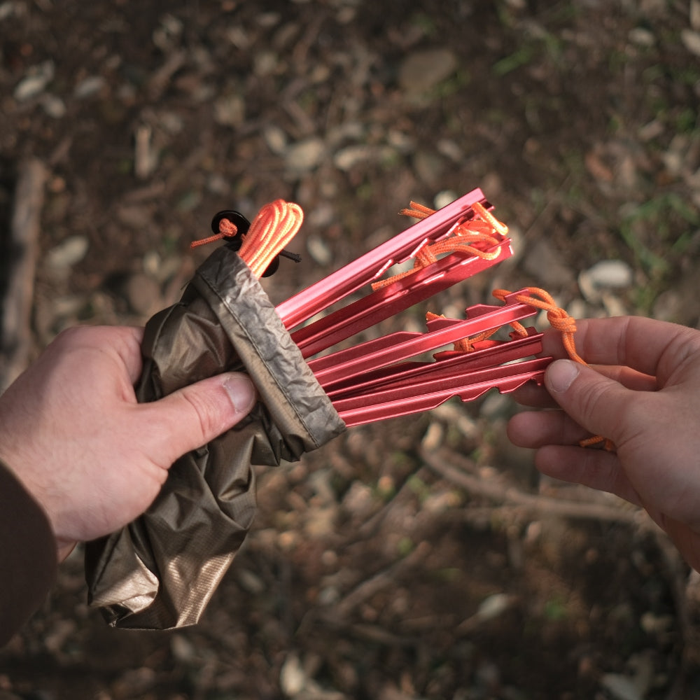 Ground Tent Pegs Bag | Onewind outdoors