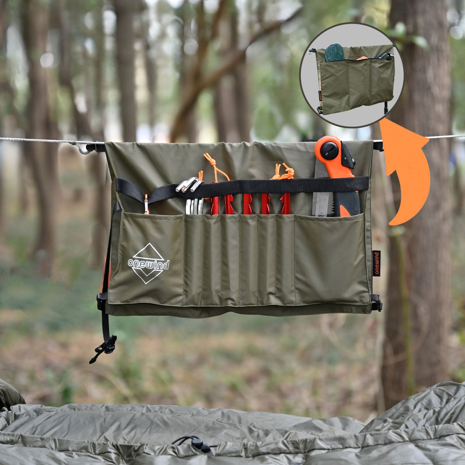 Camping TOOL ROLL BAG| Onewind Outdoors