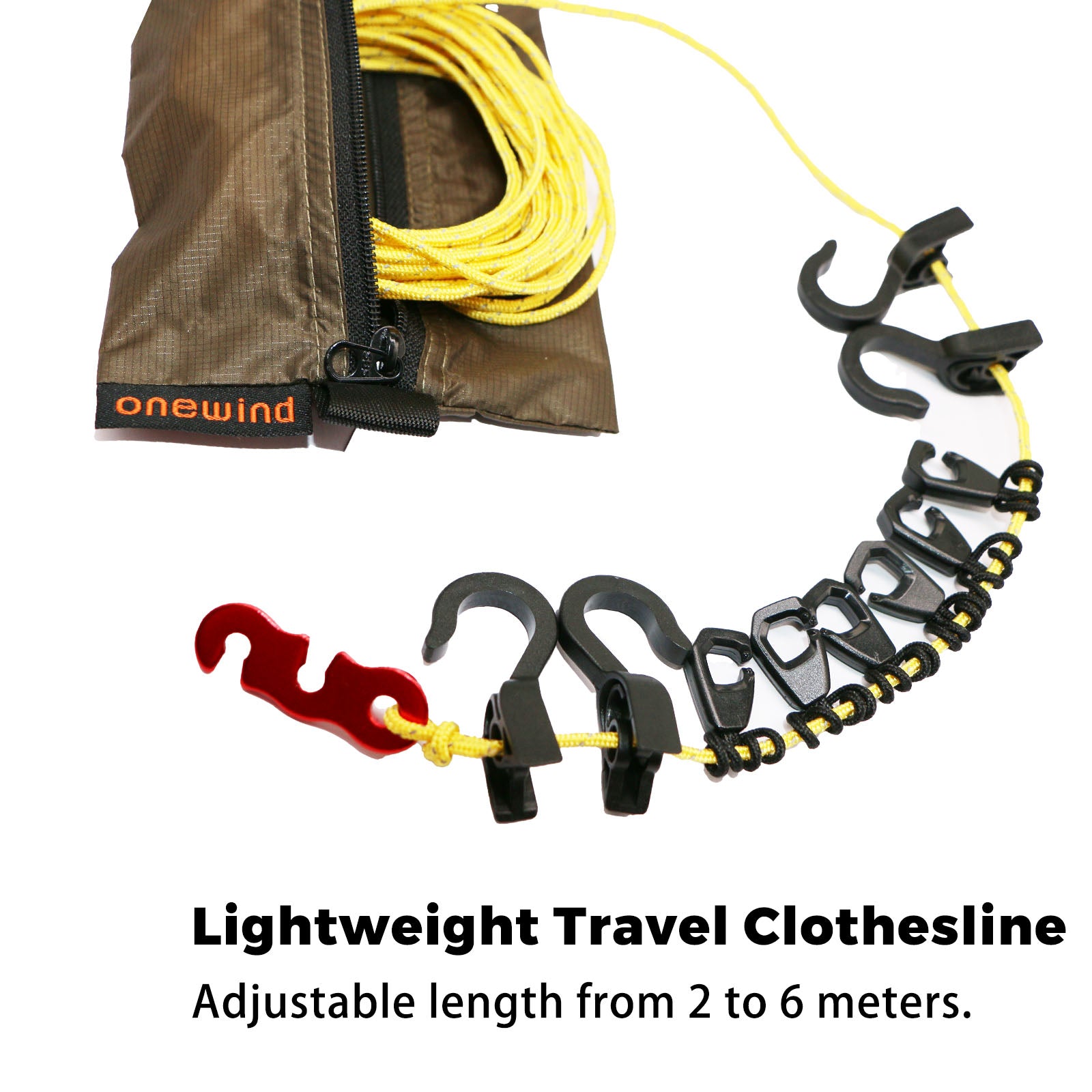 Hang clothes outside for travel | Onewind Outdoors