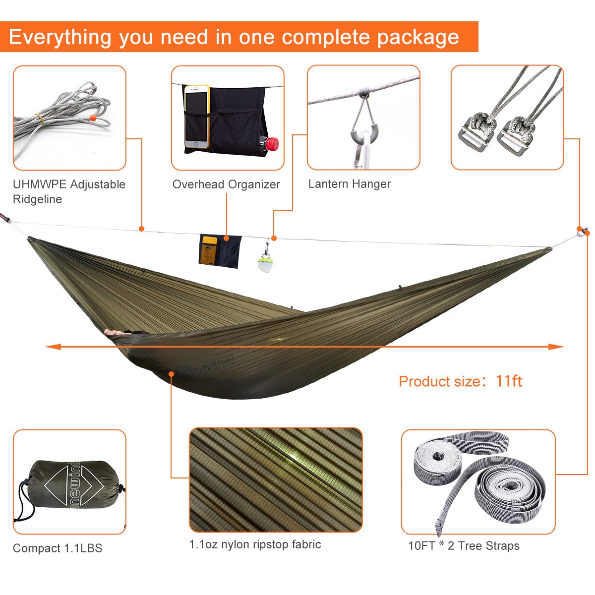 Ultralight Hammock Structure |Onewind