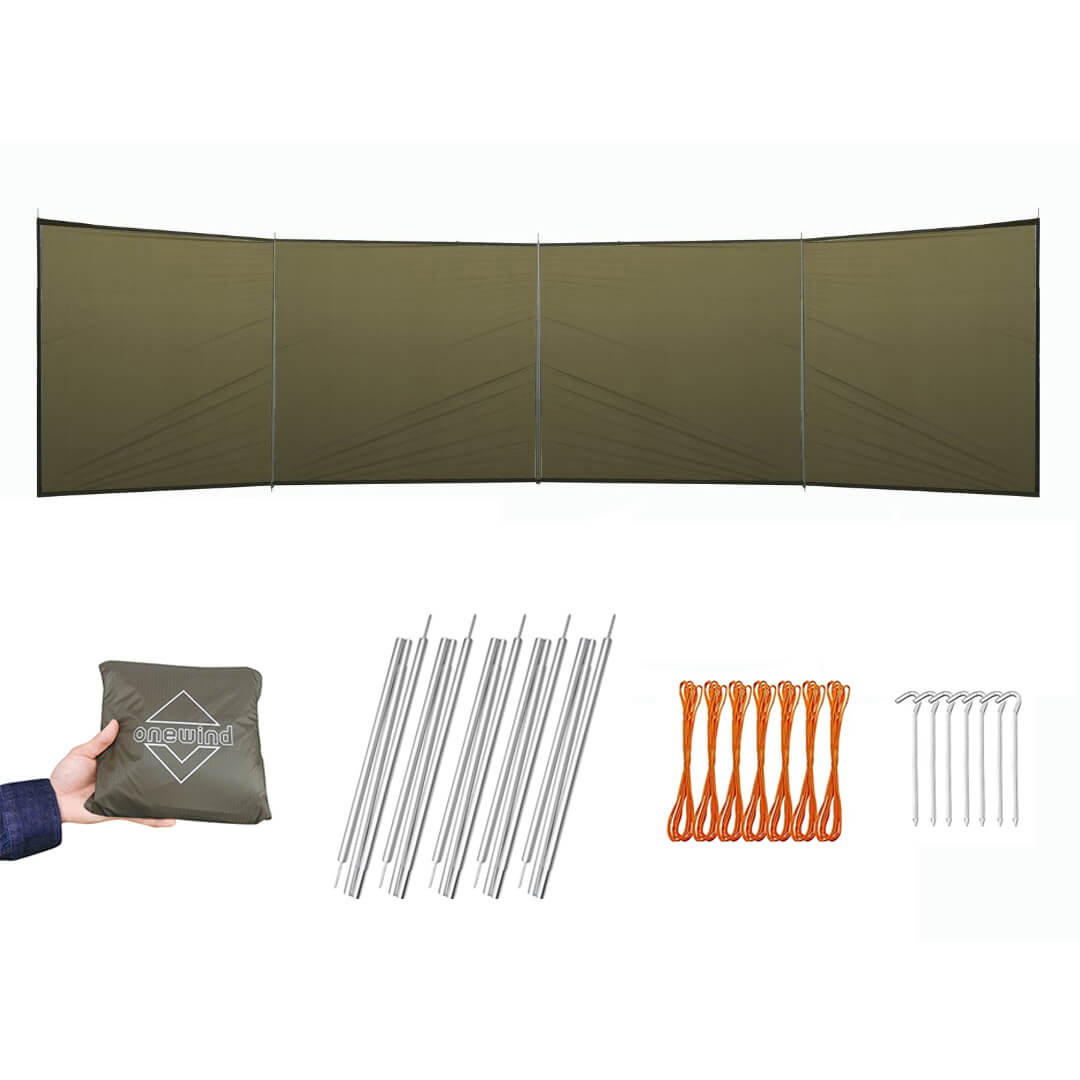 Camping Privacy Screen – Lightweight and Versatile Wind Block With Full Suspensions | Onewind® Outdoors