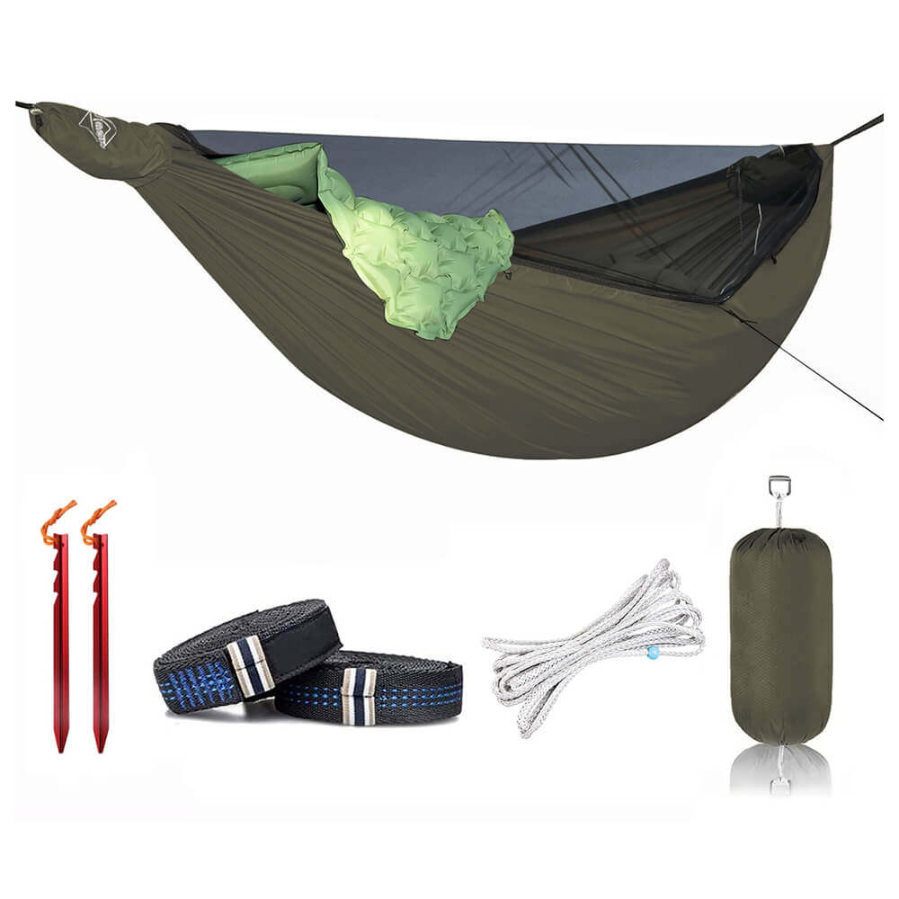 double layer camping hammock