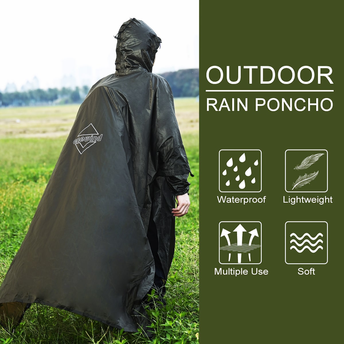 Large Size Rain Poncho