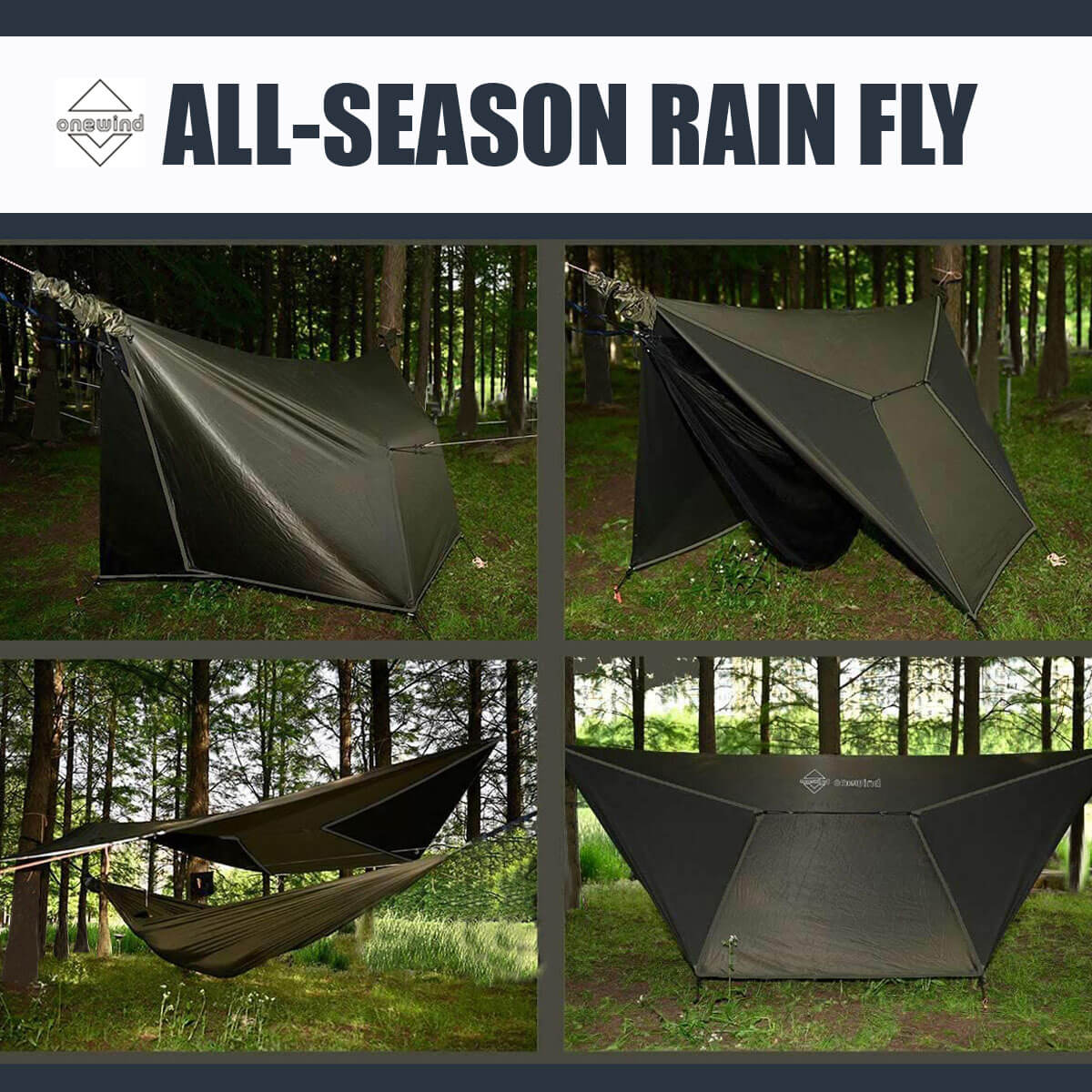 Hammock Rain Tarp | Onewind Outdoors