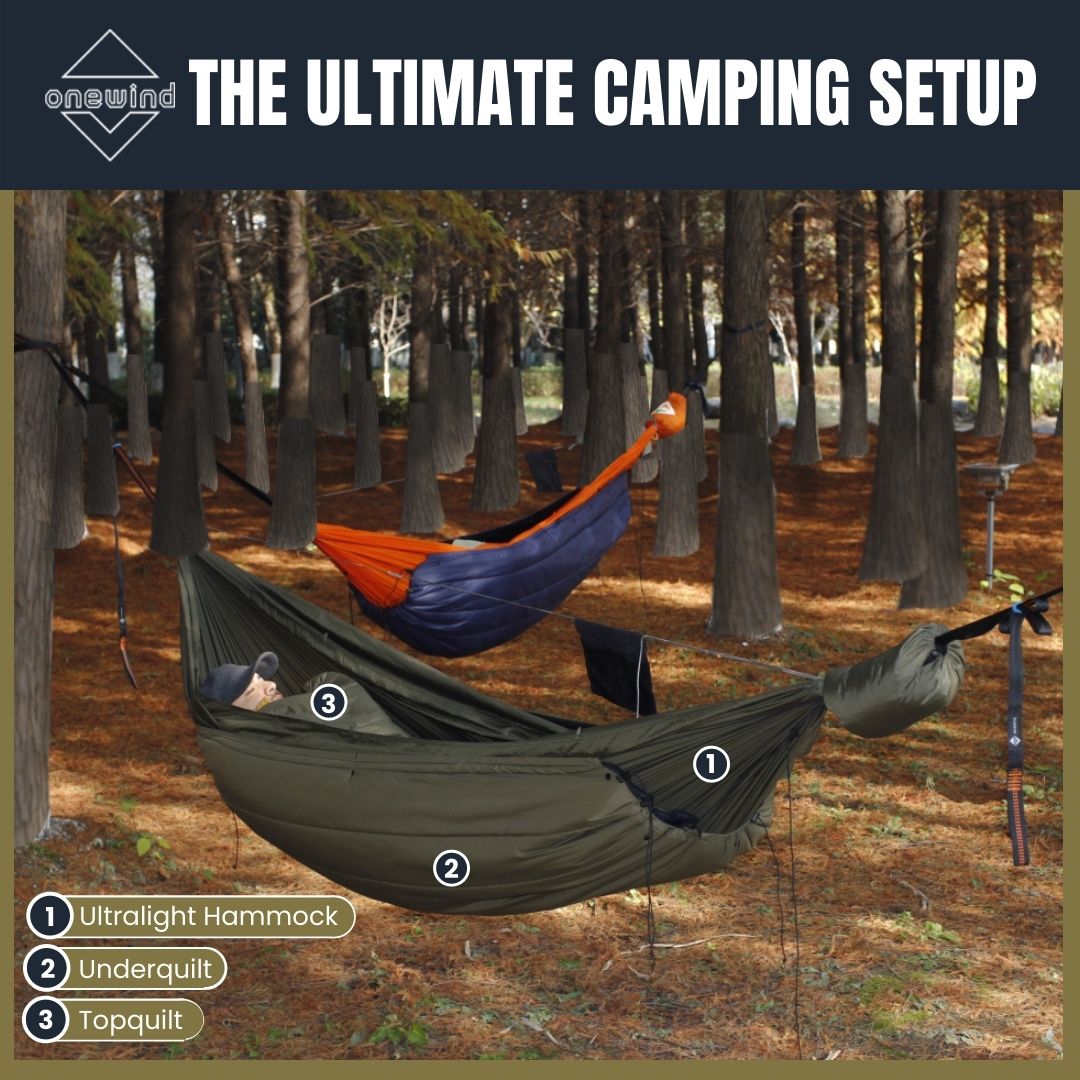 Hammock Topquilt Poncho OD Green