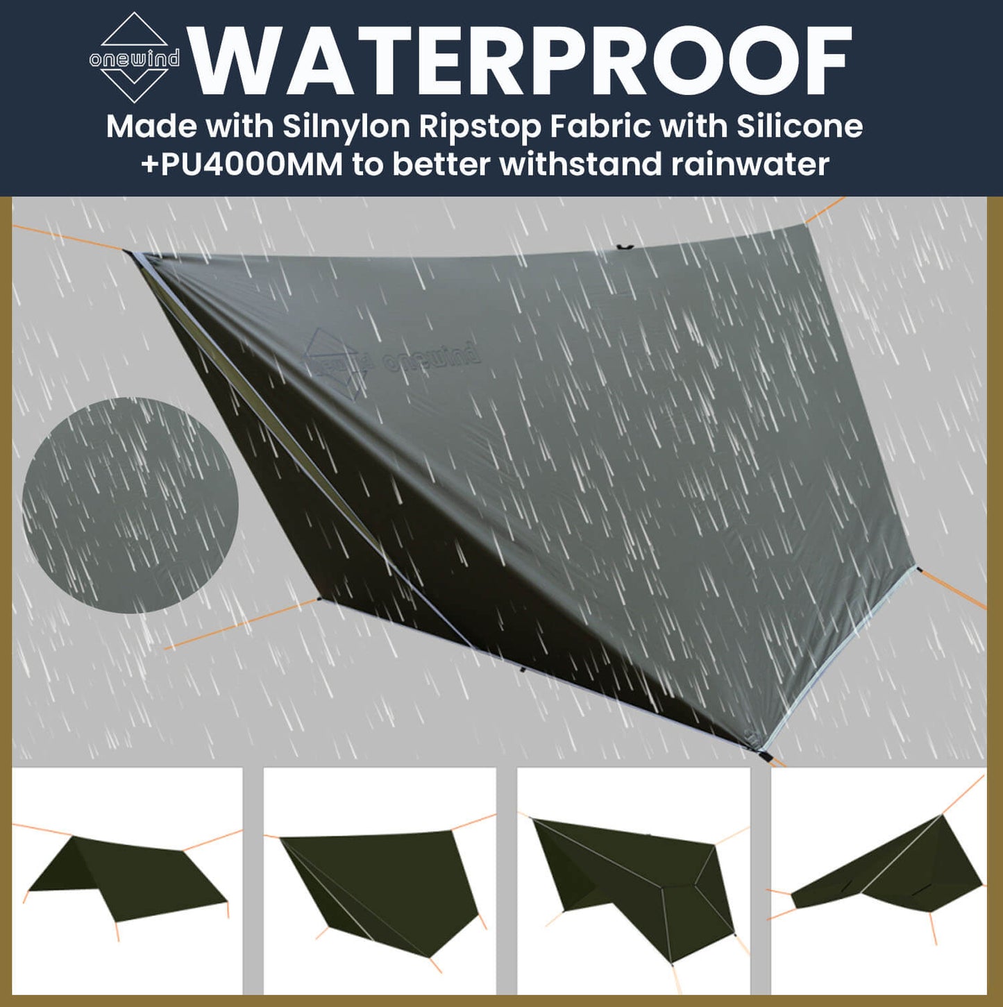 Hammock Tarp Doors | Onewind Outdoors