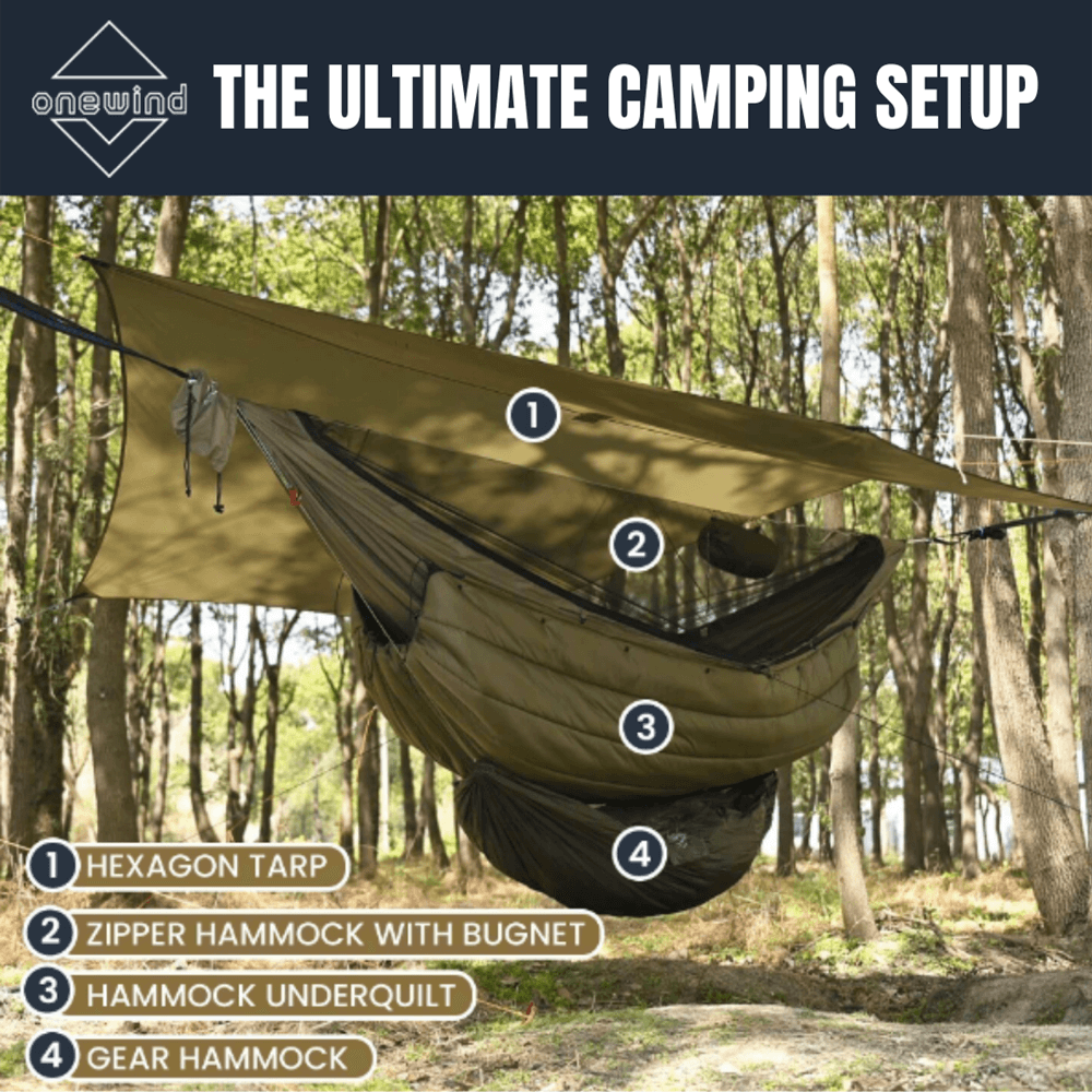 Hammock Camping Set up | Onewind Outdoors