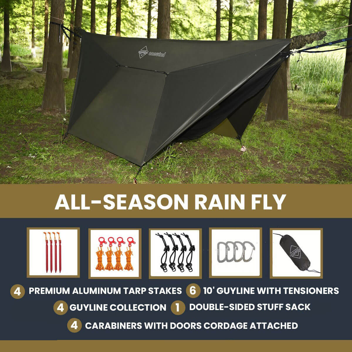 Best Hammock Camping Tarps | Onewind Outdoors