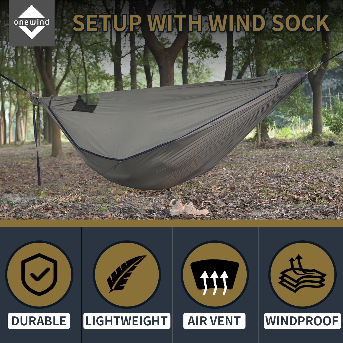 Airstream Camping Hammock Features | Onewind Outdoors